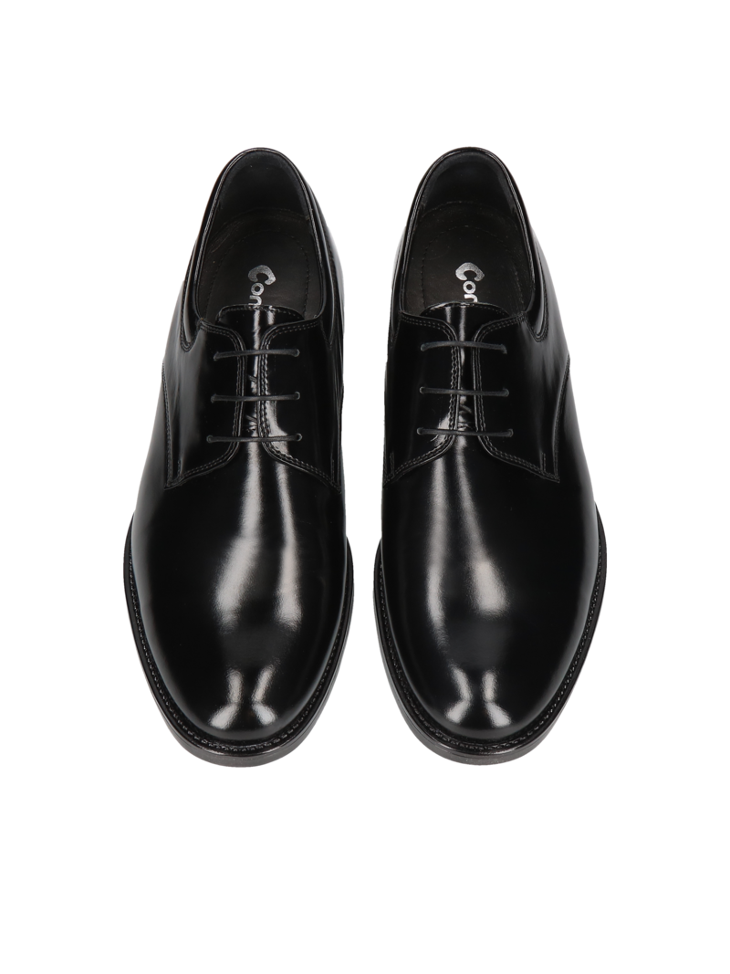 Leather suit shoes, increasing height for men, Conhpol, Konopka shoes