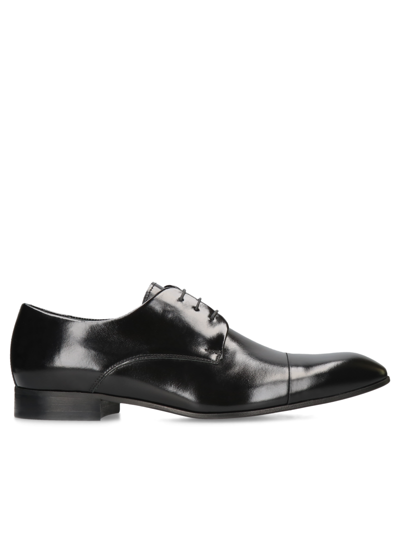 Black Shoes Kevin, Conhpol - Polish production, CE4648-01, Derby, Konopka Shoes