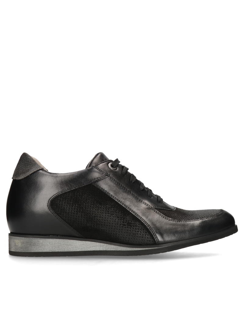 Black elevator shoes  Wolter +7 cm, Conhol, Konopka Shoes
