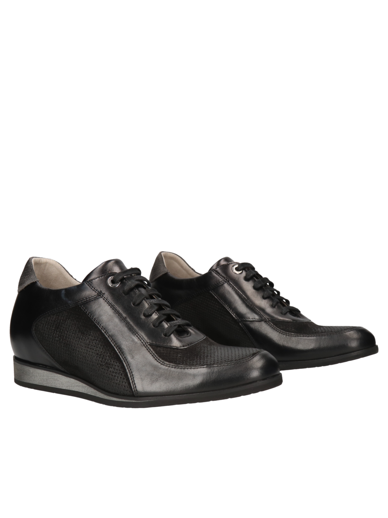 Black elevator shoes  Wolter +7 cm, Conhol, Konopka Shoes