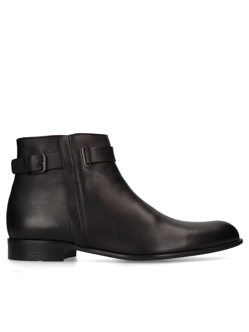 Black boots Karl II, Conhpol - Polish production, Boots, CE0295-02, Konopka Shoes