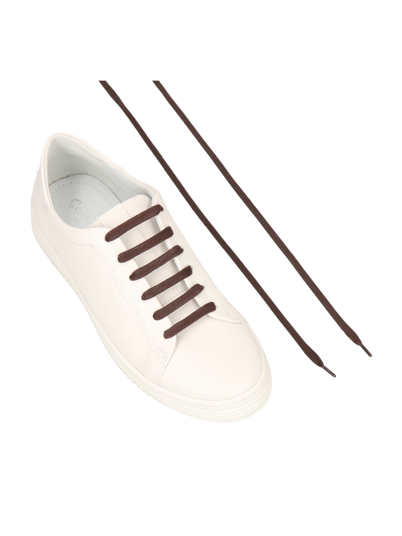 Laces, brown laces for casual shoes, DO0004-01, Konopka Shoes