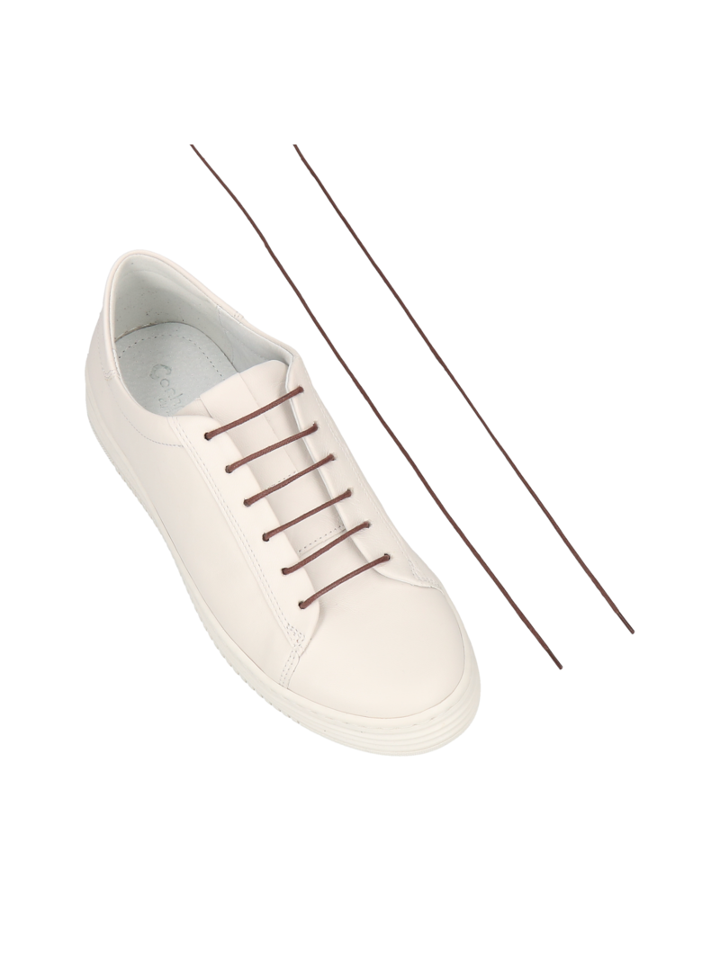Laces, brown laces for formal shoes, DO0016-01, Konopka Shoes