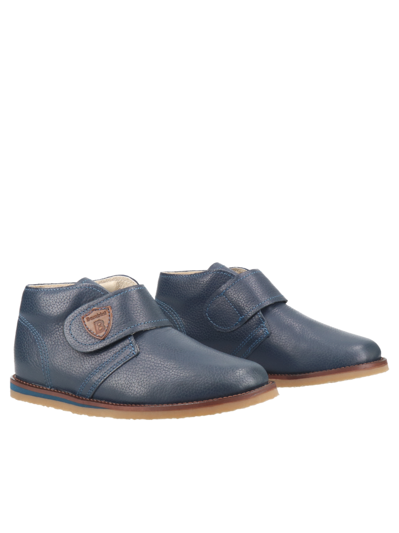 Navy blue Ale Talent boys' shoes, Bambini Manufaktura, shoes for boys, BM0302-01, Konopka Shoes