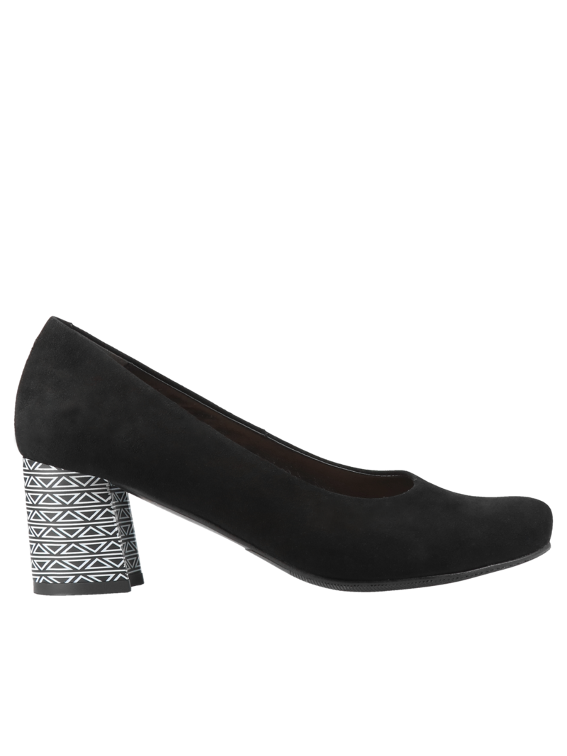 Black pumps Alice, Conhpol Relax - Polish production, Pumps, RE2526-02, Konopka Shoes