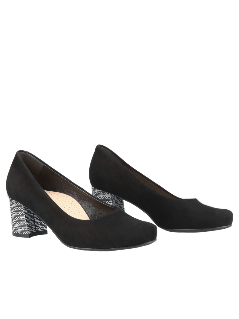 Black pumps Alice, Conhpol Relax - Polish production, Pumps, RE2526-02, Konopka Shoes