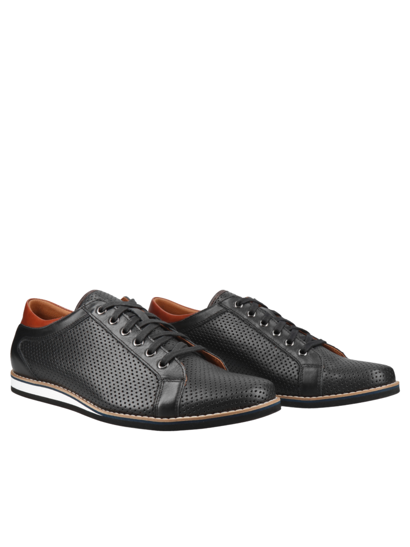 Black shoes Timo, Conhpol Dynamic - Polish production, Sneakersy, SD2527-02, Konopka Shoes