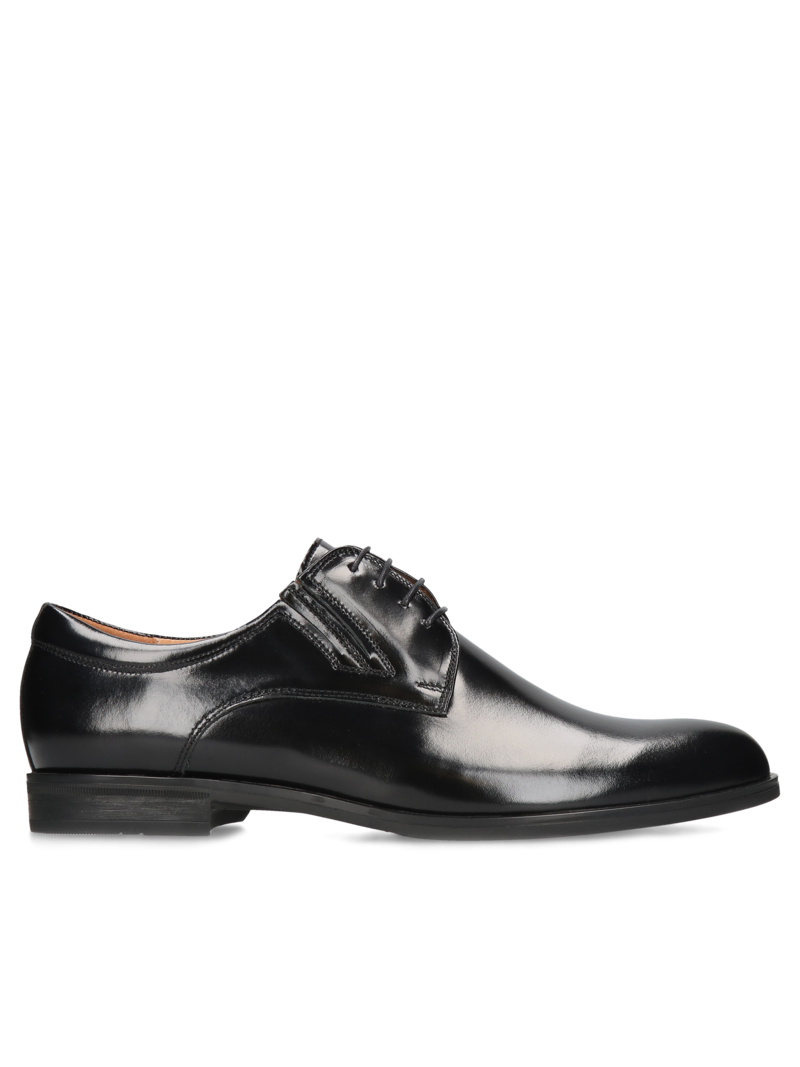 Black shoes Kellen, Conhpol - Polish production, Derby, CI4061-01, Konopka Shoes