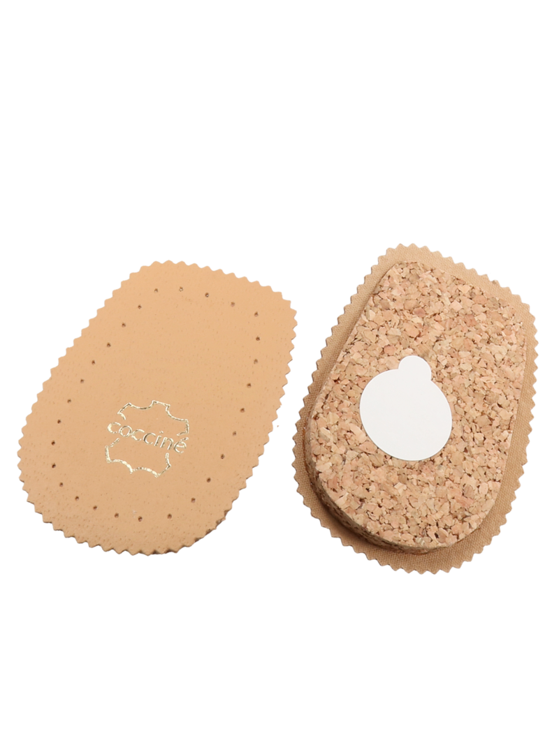 Heel pads, heel pads leather, cork, DA0040-01, Konopka Shoes