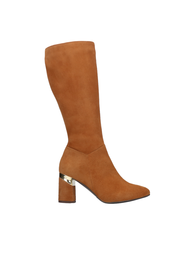 Brown long boots  Lindsay, Conhpol Relax, Konopka Shoes