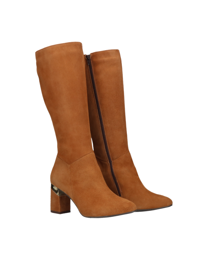 Brown long boots  Lindsay, Conhpol Relax, Konopka Shoes