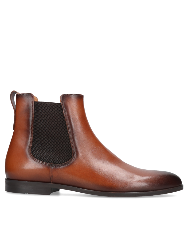 Brown chelsea boots Nicolas, Conhpol - Polish production, Chelsea boots, CE6161-01, Konopka Shoes