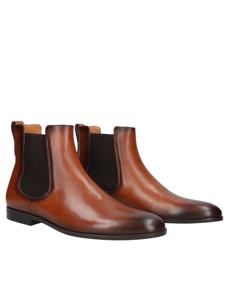 Brown chelsea boots Nicolas, Conhpol - Polish production, Chelsea boots, CE6161-01, Konopka Shoes