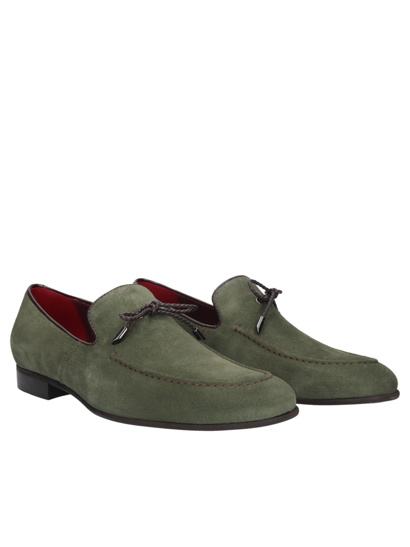 Green loafers Hugo, Conhpol, Konopka Shoes