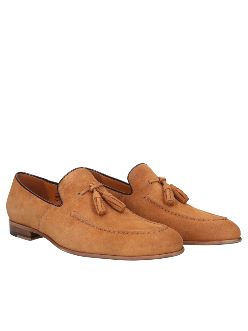 Brown loafers Hugo, Conhpol, Konopka Shoes