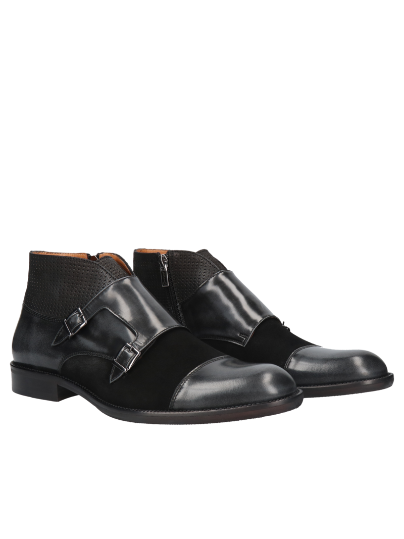 Grey Ankle Boots Tomy II, Conhpol, Konopka Shoes
