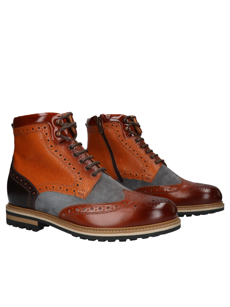 Height enhancement boots, business, casual men's
