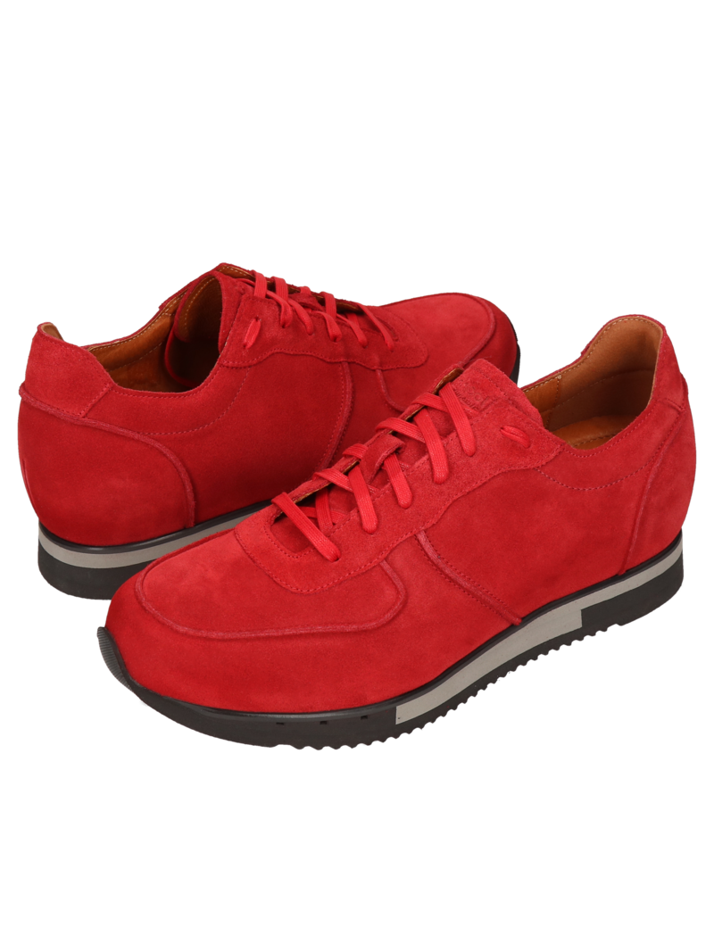 Red elevator sneakers Cyrus +7 cm, Conhpol Dynamic, SH2558-02, Konopka ...
