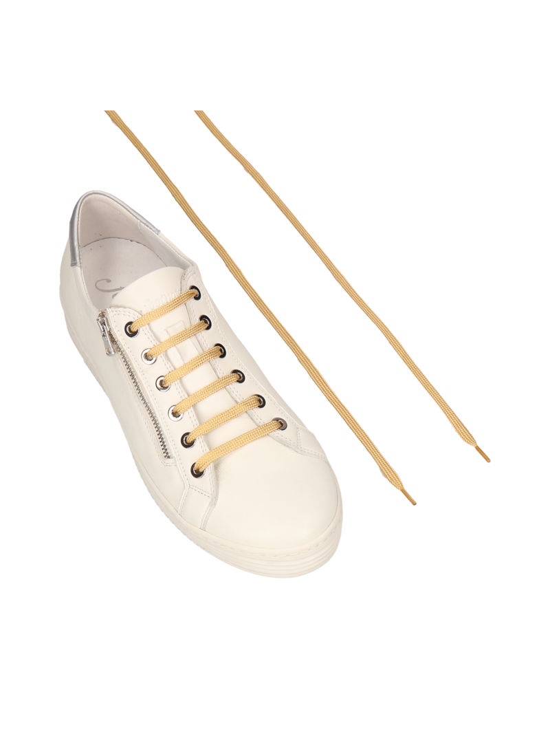 Gold shoelaces for sports shoes, DO0050-01, Konopka Shoes