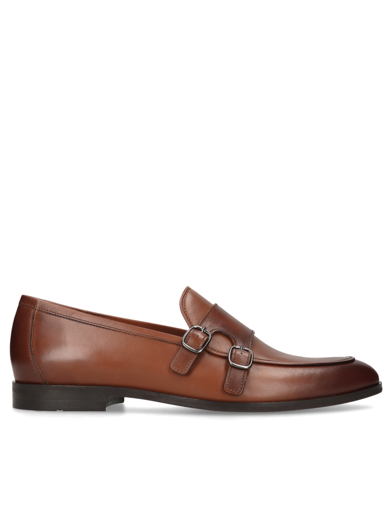 Brown casual loafers Hugo, Conhpol - polish prodution, CE6190-01, Loafers and moccasins, Konopka Shoes