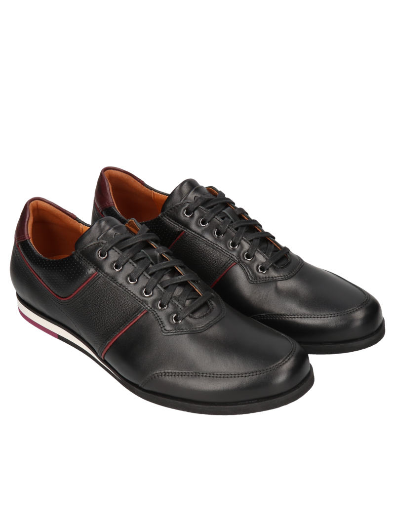 Black shoes Timo, Conhpol Dynamic - Polish production, SD2568-01 ...
