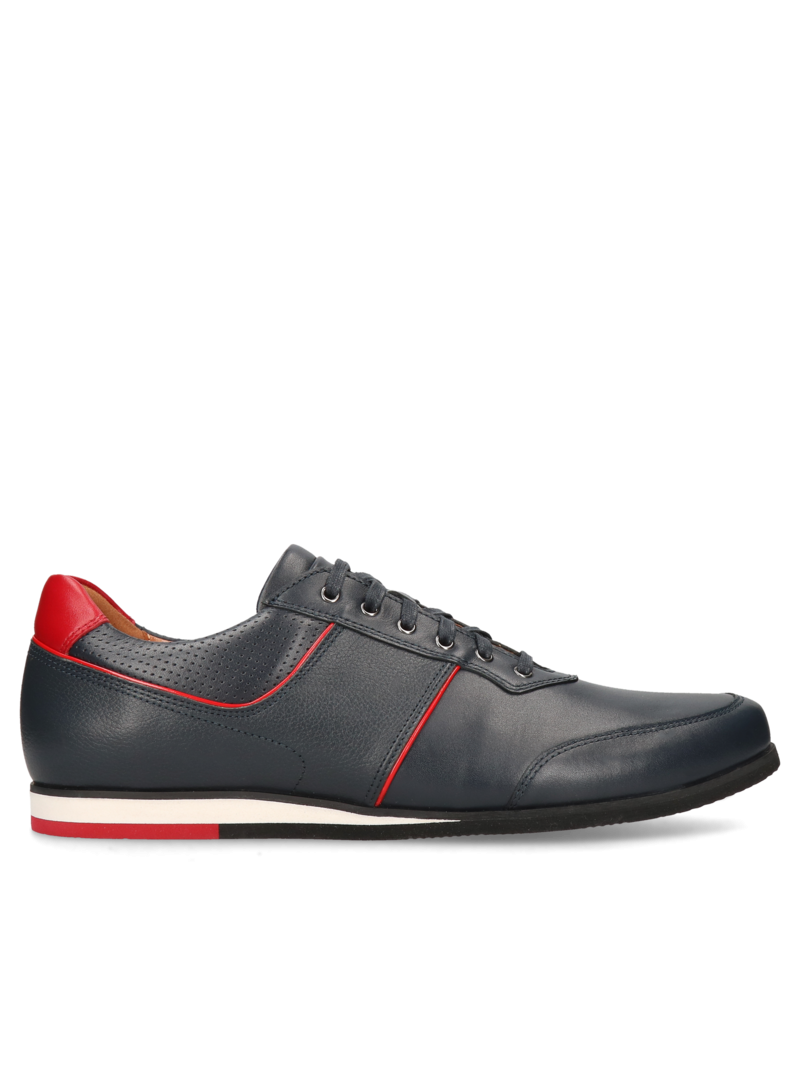 Navy blue shoes Timo, Conhpol Dynamic - Polish production, SD2568-02, Sneakers, Konopka Shoes