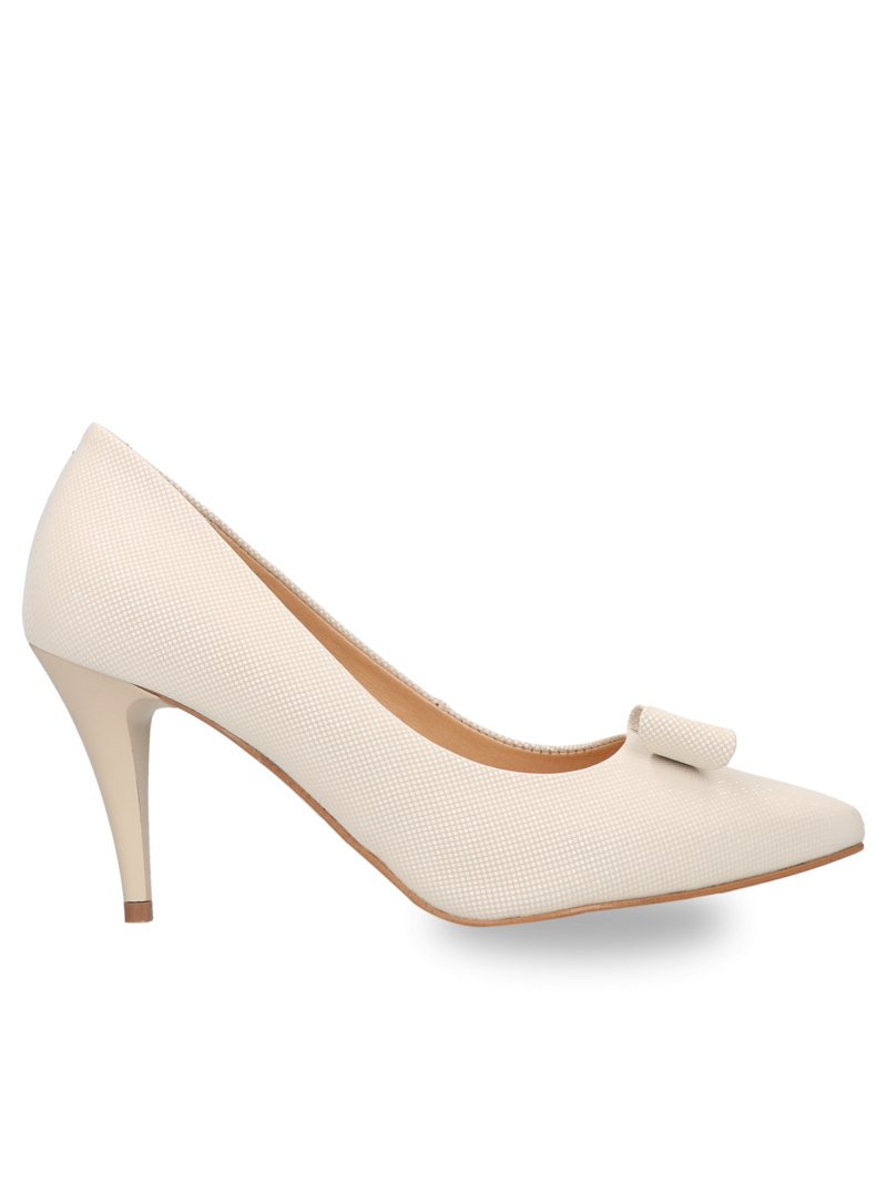 Beige high heels  Cariie, Conhpol Relax, Konopka Shoes