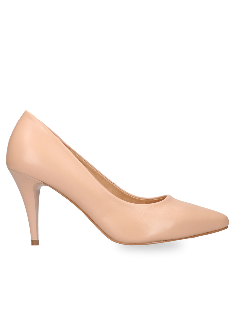 Beige high heels Cariie, Conhpol Relax - Polish production, High heels, RE2600-03, Konopka Shoes