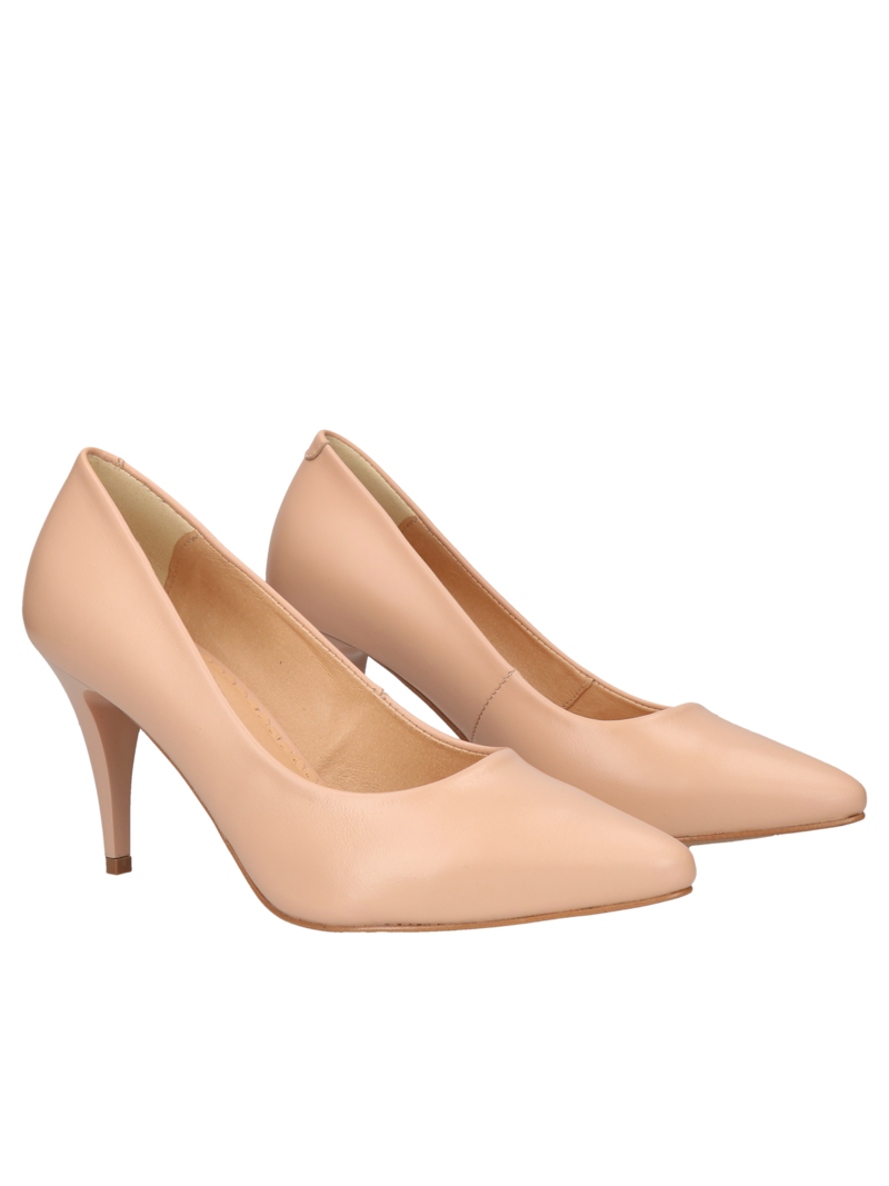 Beige high heels Cariie, Conhpol Relax - Polish production, High heels, RE2600-03, Konopka Shoes