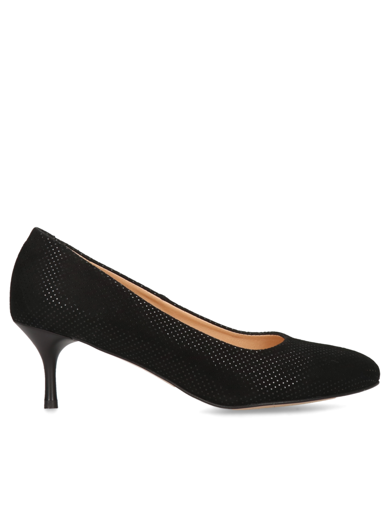 Black high heels Jackie, Conhpol Relax - Polish production, High heels, RE2602-02, Konopka Shoes