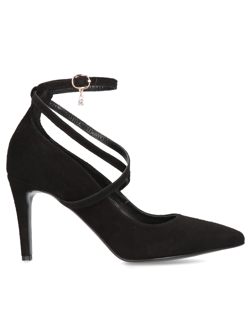 Black high heels Daisy, Conhpol Bis - Polish production, High heels, BI5661-02, Konopka Shoes