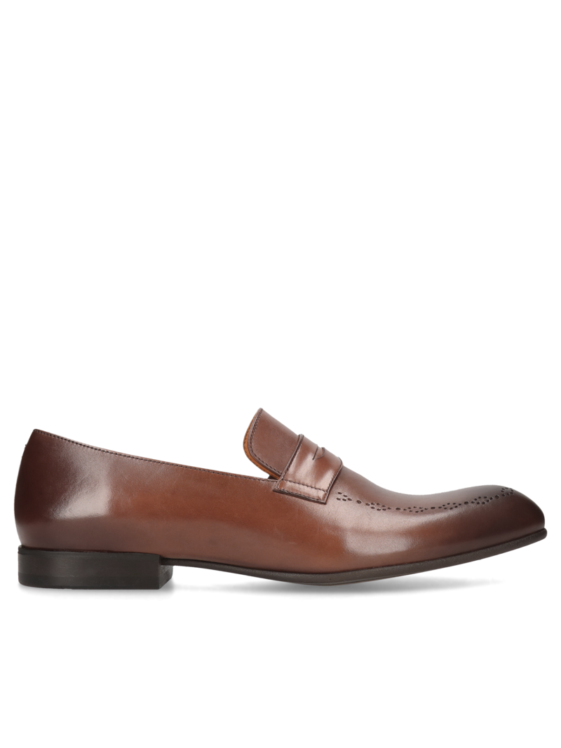 Brown loafers William, Conhpol, Konopka Shoes