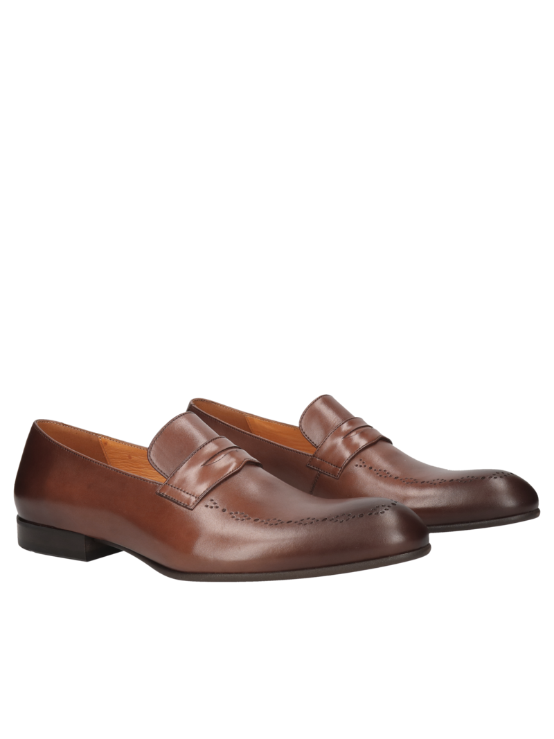 Brown loafers William, Conhpol, Konopka Shoes