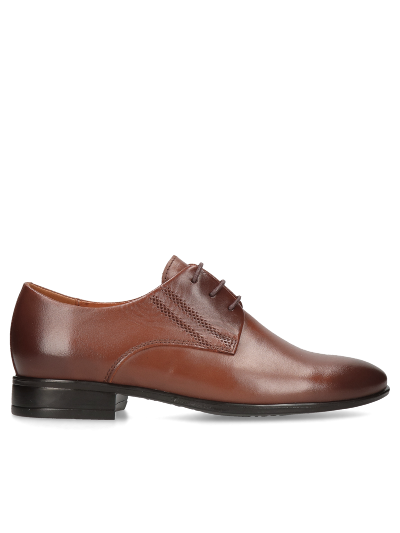 Brown communion shoes Karol, Conhpol, CE6205-02, Konopka Shoes