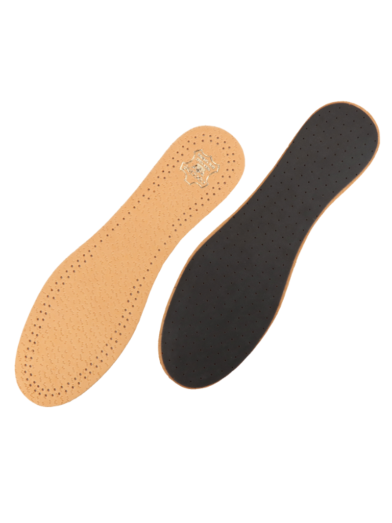 Beige sheepskin leather insoles for shoes, Konopka Shoes