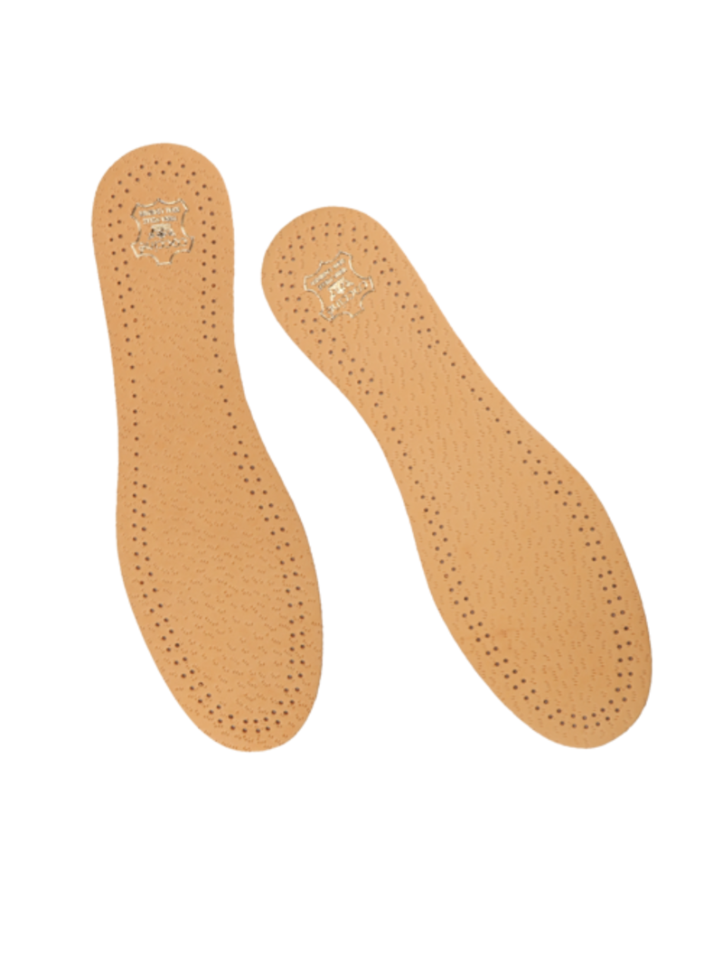 Beige sheepskin leather insoles for shoes, Konopka Shoes