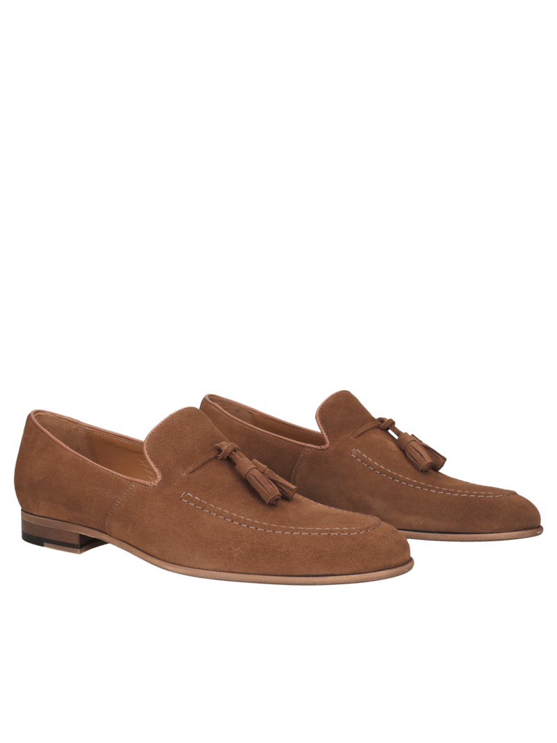 Brown loafers Hugo, Conhpol, Konopka Shoes