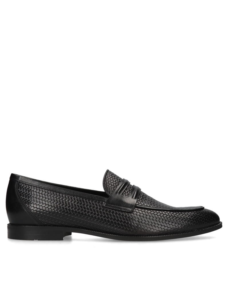 Black loafers Hugo, Conhpol, Konopka Shoes