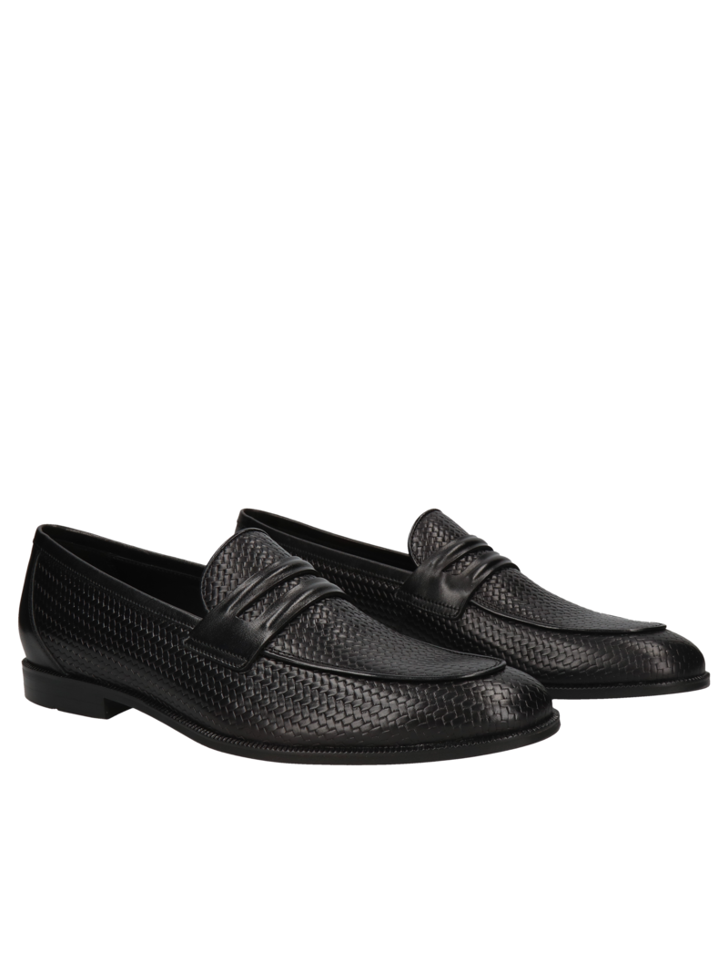 Black loafers Hugo, Conhpol, Konopka Shoes