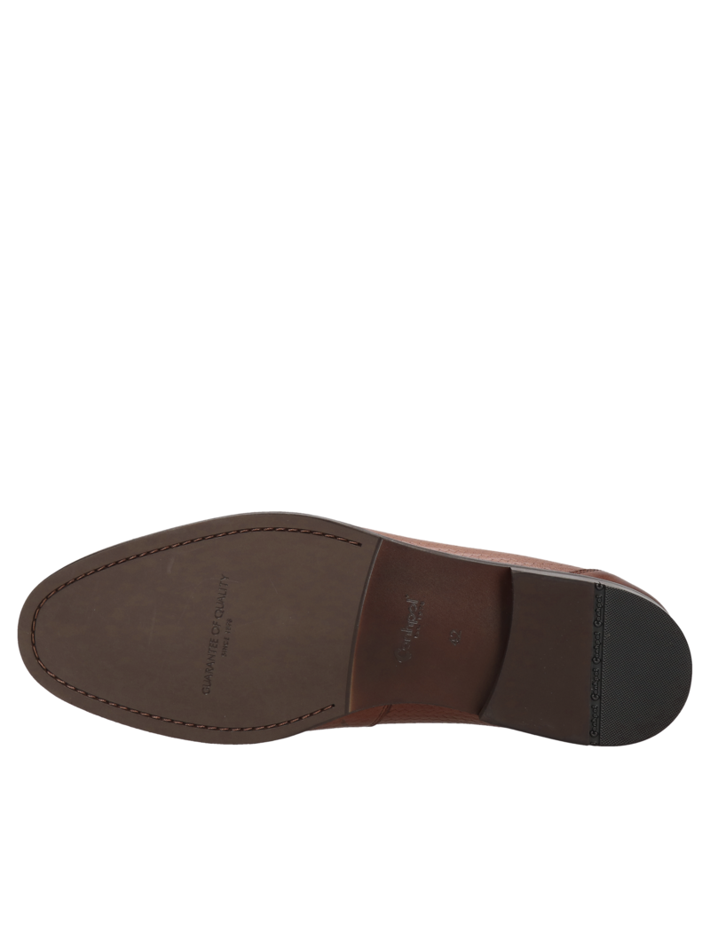 Brown casual loafers Hugo, Conhpol - polish production, CE6209-02, Loafers and moccasins, Konopka Shoes