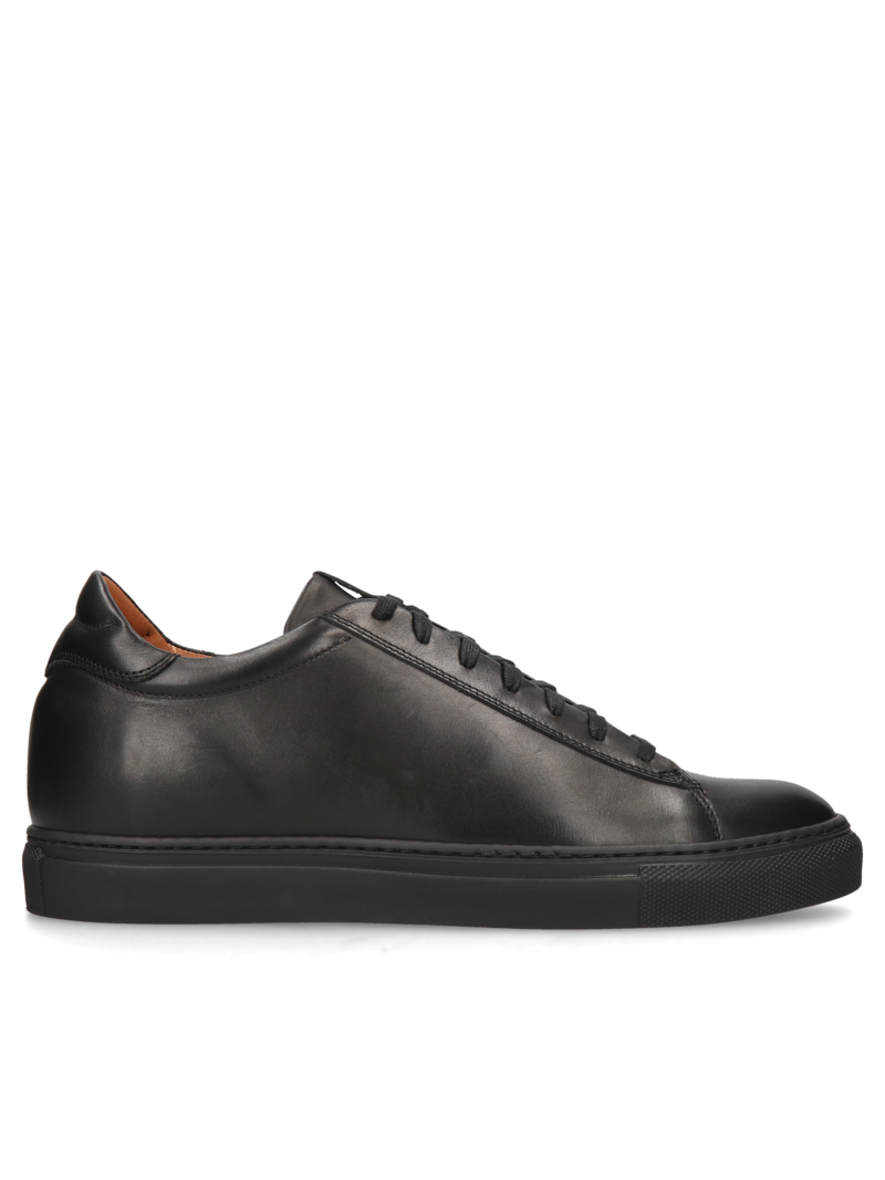 Black elevator shoes Xavier +6 cm, Conhpol Dynamic - Polish production, Sneakers, SH2569-03, Konopka Shoes