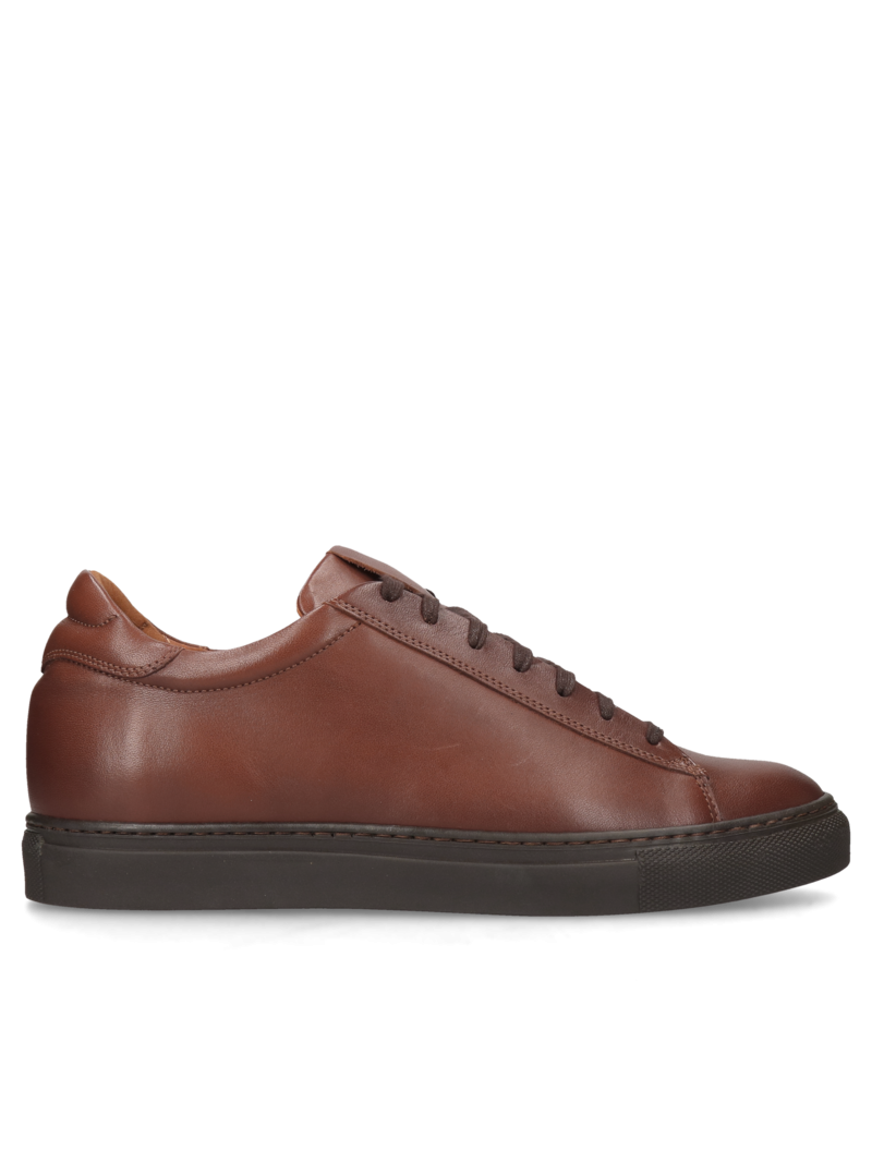 Brown elevator shoes Xavier +6 cm, Conhpol Dynamic - Polish production, Sneakers, SH2569-04, Konopka Shoes