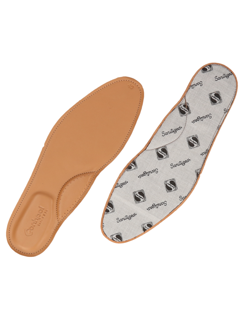 Beige leather insoles for men's shoes Pillow+, DO0059-01, Konopka Shoes