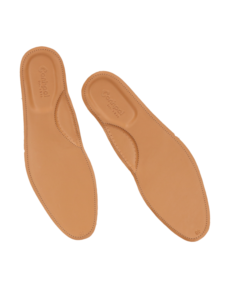 Beige leather insoles for men's shoes Pillow+, DO0059-01, Konopka Shoes