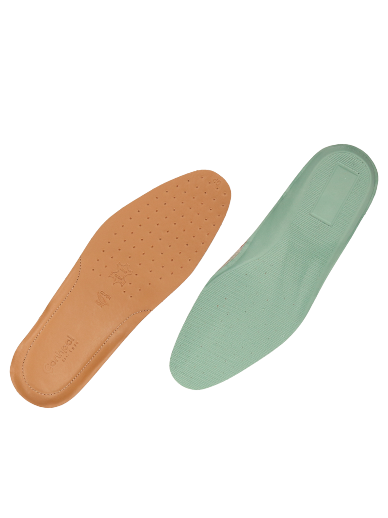 Beige leather insoles for Super Soft shoes, DO0060-01, Konopka Shoes