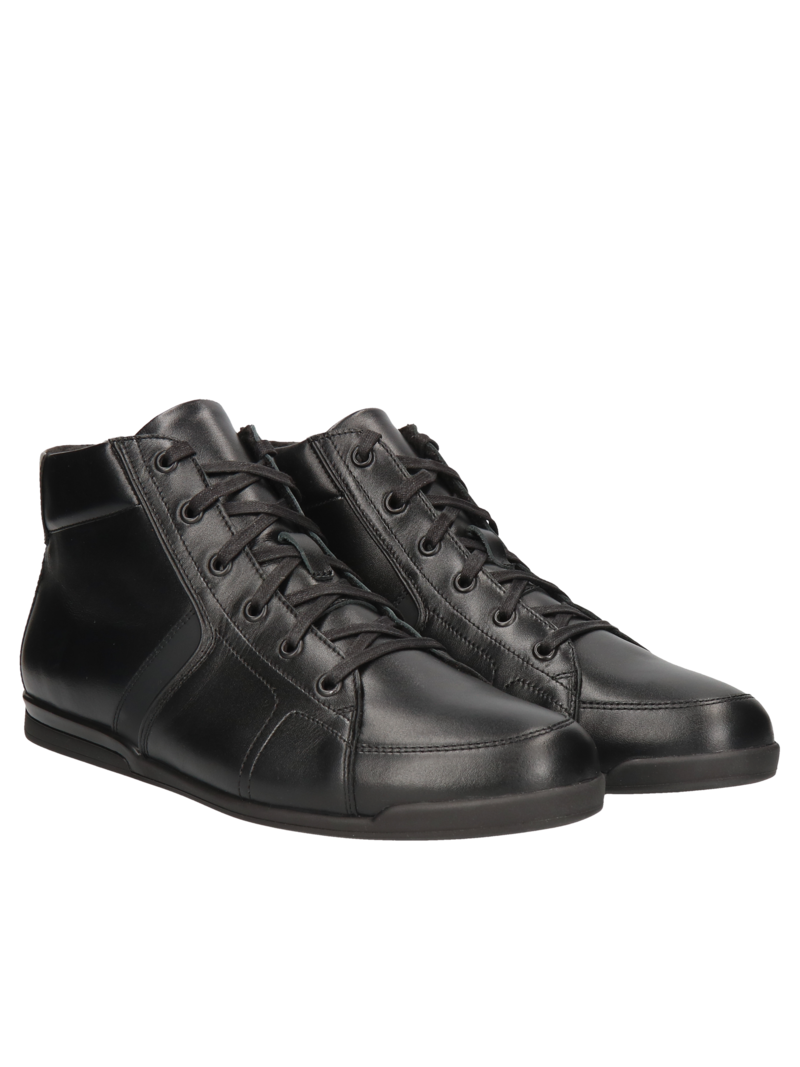 Black boots Victor, Conhpol Dynamic - Polish production, Boots, SK2578-01, Konopka Shoes