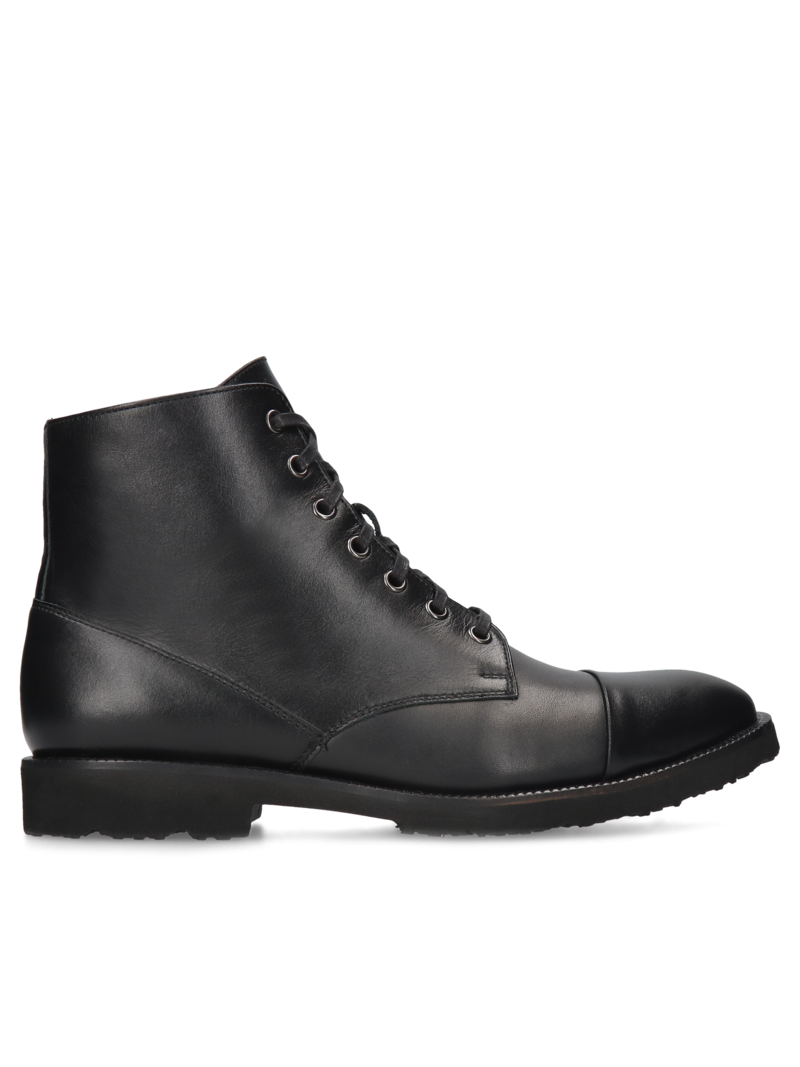 Black boots Louis, Conhpol Dynamic - Polish production, Boots, SK2582-01, Konopka Shoes