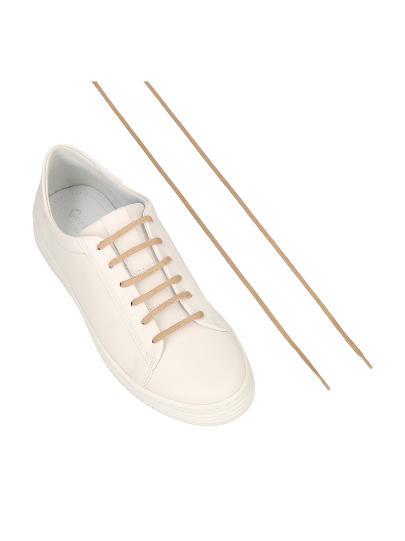 Meringue flat cotton shoelaces 90 cm, DO0063-01, Konopka Shoes