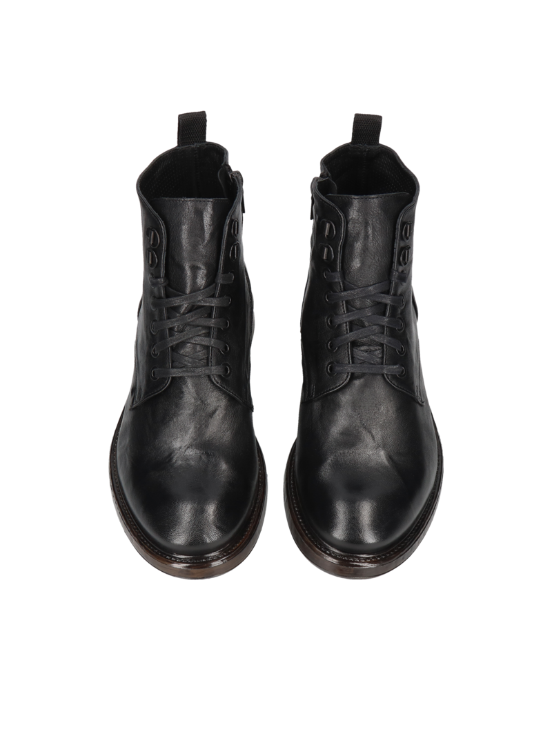 Original men's boots, unlined, with thick soles, comfortable men's shoes, Konopka Shoes