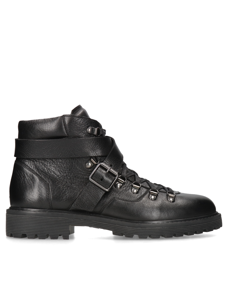 Black boots Cesare, Conhpol - Polish production, Boots, CE6219-01, Konopka Shoes